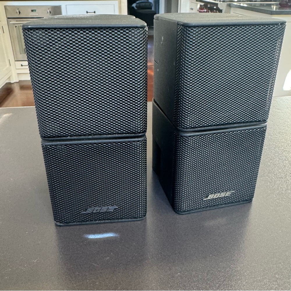Bose Double Dual Cube Speakers Acoustimass Mountable Surround SPEAKERS ONLY